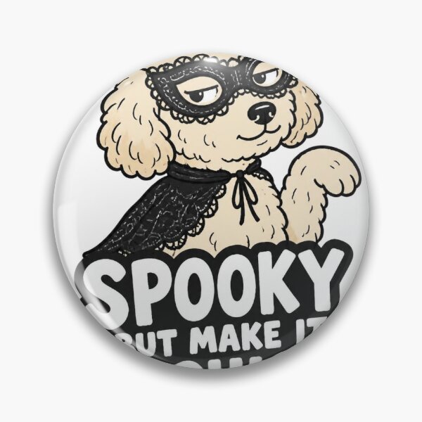 Item preview, Funny Halloween Dog Sticker, Spooky But Make It Fashion Masquerade Pup designed and sold by ryleemaxwell.