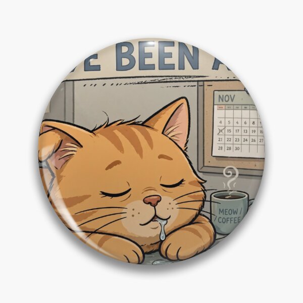 Item preview, This Meeting Could Have Been A Nap Funny Office Cat designed and sold by The Daily Grin.