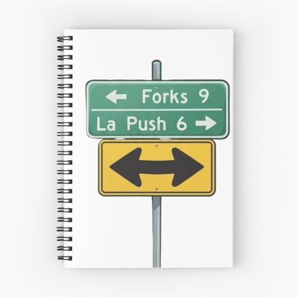 Item preview, Forks and the Twilight Push designed and sold by LadyCartoon.