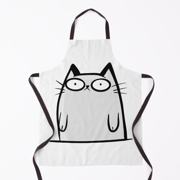 Item preview, Meowdy Hooman Staring Gray Cat designed and sold by Thenoblecat.