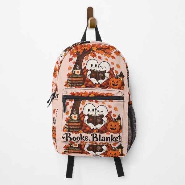 Item preview, Cozy Autumn Ghosts Reading Books – Bookish Halloween designed and sold by Sanika arts .