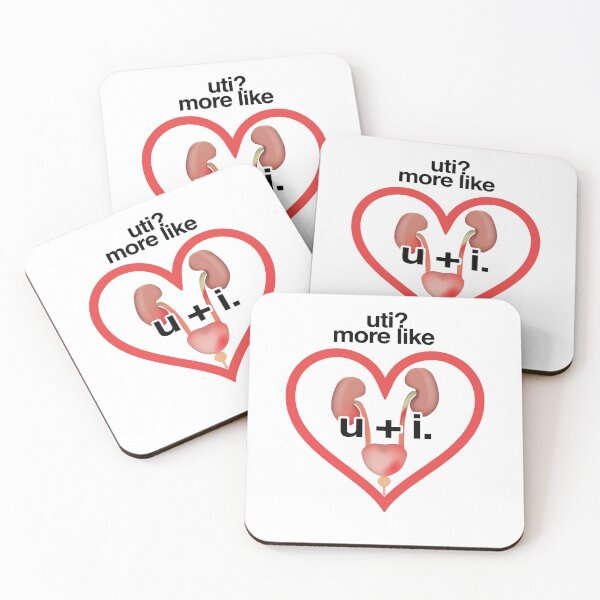 Item preview, UTI More Like U Plus I Kidney Love Humor designed and sold by Glow-Paw-Studio.
