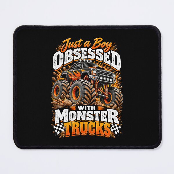 Item preview, Just a Boy Obsessed With Monster Trucks designed and sold by thefirstbroo.
