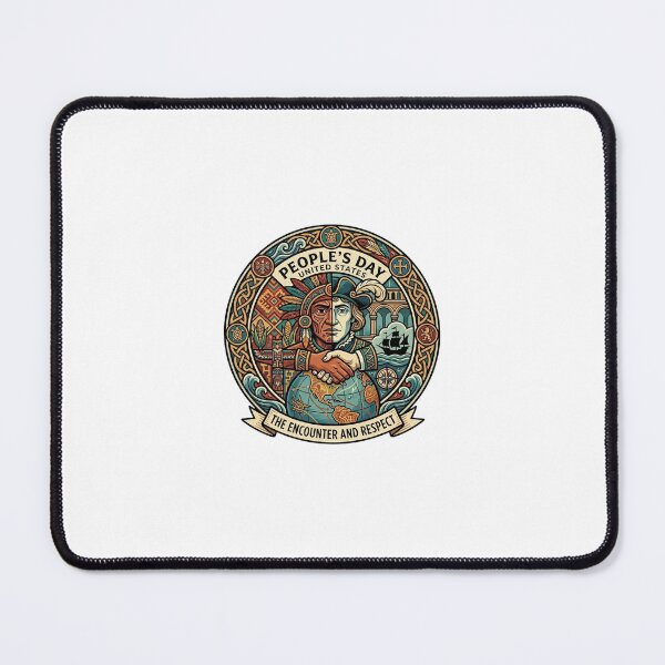 Item preview, Indigenous Peoples Day and Columbus Day Unity Emblem designed and sold by FootprintofLove.