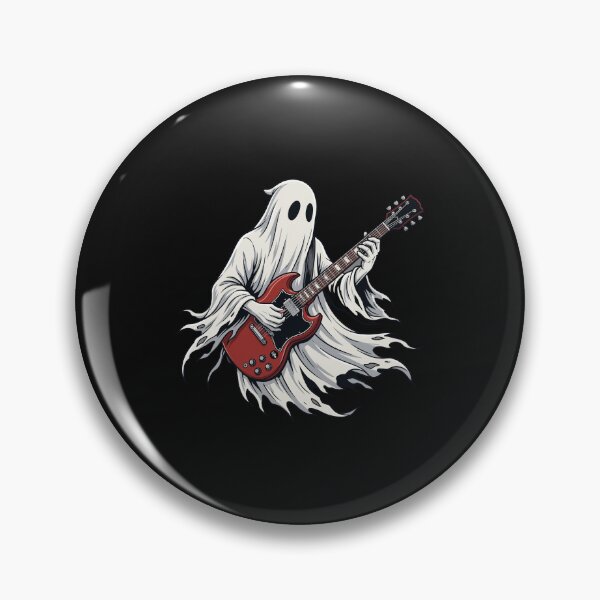 Item preview, Cute Ghost Playing Violin Musician Music Halloween designed and sold by Designart68.
