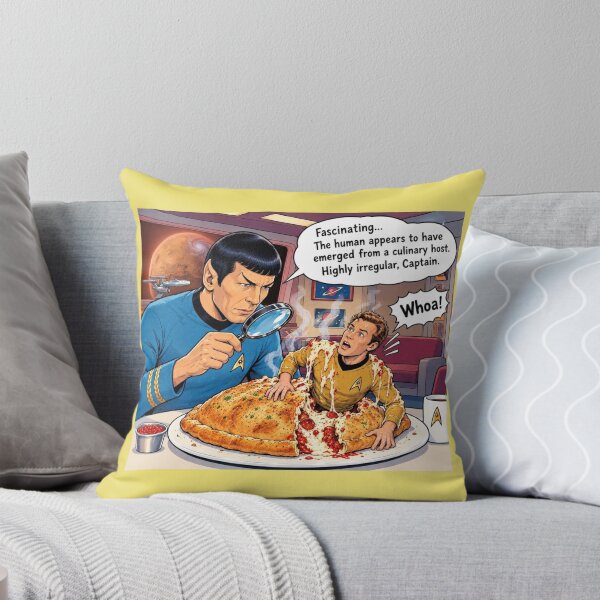 Item preview, Fascinating Calzone - Funny Sci-Fi Space Pizza Parody Foodie Humor Design designed and sold by SammyMorry.