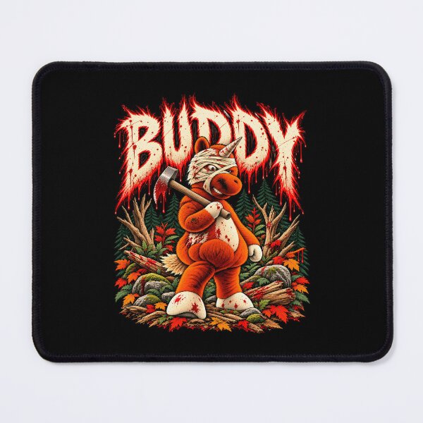 Item preview, Bloody Unicorn Buddy Horror Forest Halloween Character designed and sold by OddPopARt.