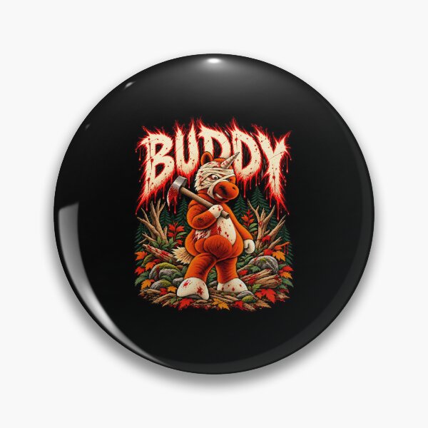 Item preview, Bloody Unicorn Buddy Horror Forest Halloween Character designed and sold by OddPopARt.