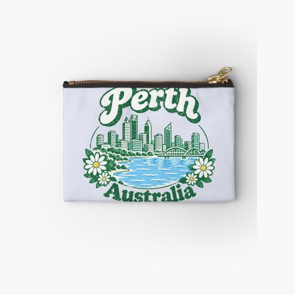 Item preview, Perth Australia Cute Foral City designed and sold by HowToCanadian.