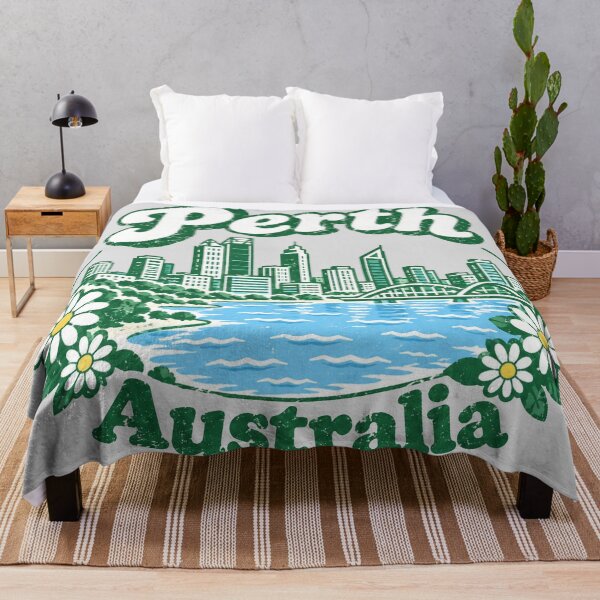 Item preview, Perth Australia Cute Foral City designed and sold by HowToCanadian.