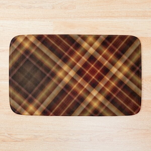 Item preview, Cozy Warm Brown Diagonal Plaid Tartan Seamless Pattern designed and sold by LYAN-STORE.