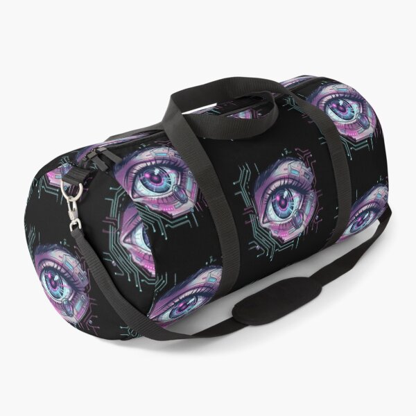 Item preview, Mirada digital - Arte ocular ciberpunk designed and sold by Artsyowlscrafts.