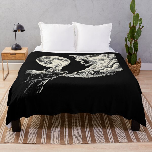 Item preview, Smoking Chihuahua Howling To The Moon Vintage Grunge Dog Mom  designed and sold by w66aboo.