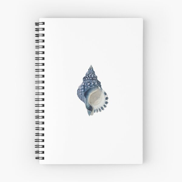Item preview, blue shell ocean conch sea sand nautical designed and sold by bunnylover4life.