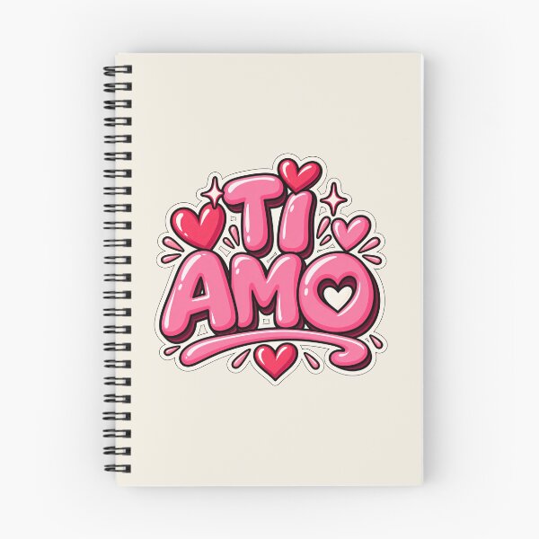 Item preview, Ti Amo Pink Hearts Italian Love Cute Romantic Design designed and sold by MetaModel Editions.