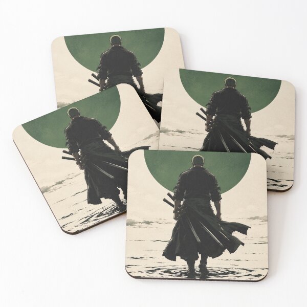 Item preview, Roronoa Zoro Green Moon Ukiyo-e (HIGH-QUALITY) Anime  designed and sold by ShawnMorrisDesigns.