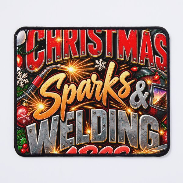 Item preview, Christmas Sparks And Welding Arcs Welder Christmas designed and sold by 198tees.