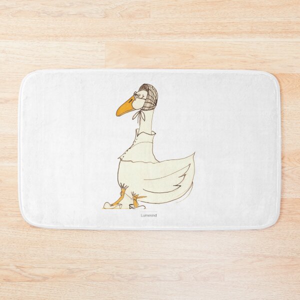 Item preview, Dapper Goose in Tweed Cap - Whimsical Watercolor Portrait designed and sold by lumekind.