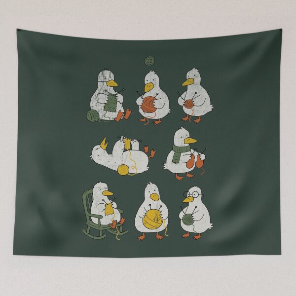 Item preview, Crochet Goose – Cute Yarn Loving Geese designed and sold by Studio Bootleg.