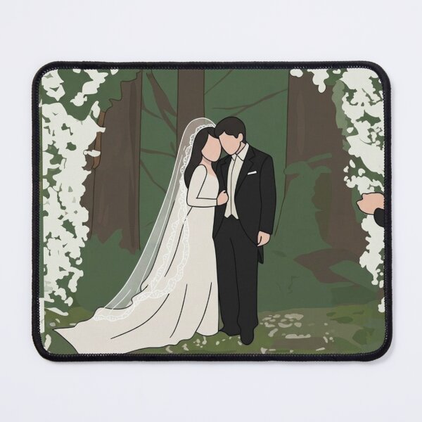 Item preview, Edward Cullen and Bella Cullen's Wedding designed and sold by LadyCartoon.