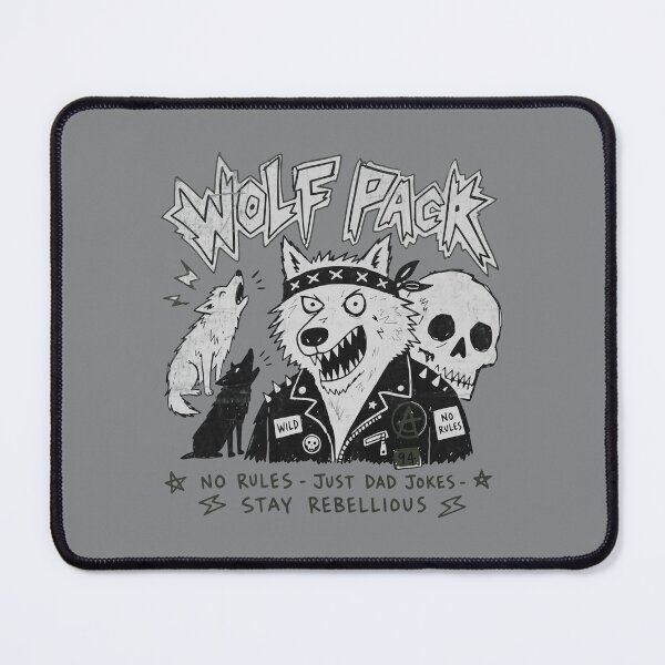 Item preview, Wolf Pack – Punk Rock Dad Jokes designed and sold by Studio Bootleg.