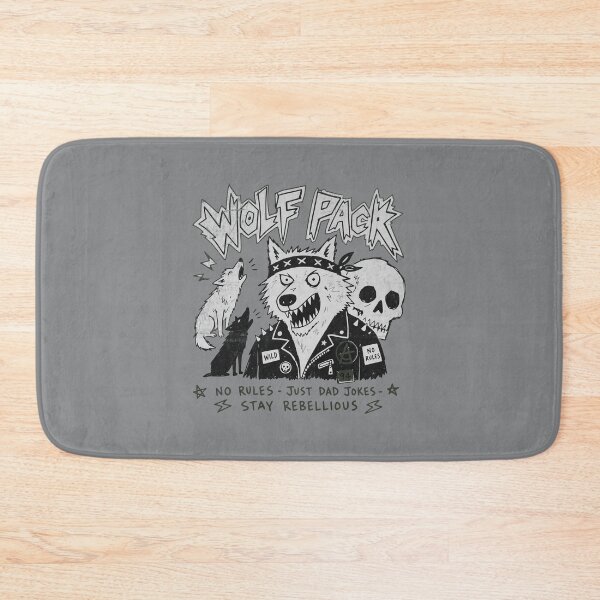 Item preview, Wolf Pack – Punk Rock Dad Jokes designed and sold by Studio Bootleg.