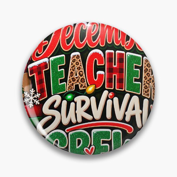 Item preview, December Teacher Survival Crew Funny Teacher Christmas designed and sold by 198tees.
