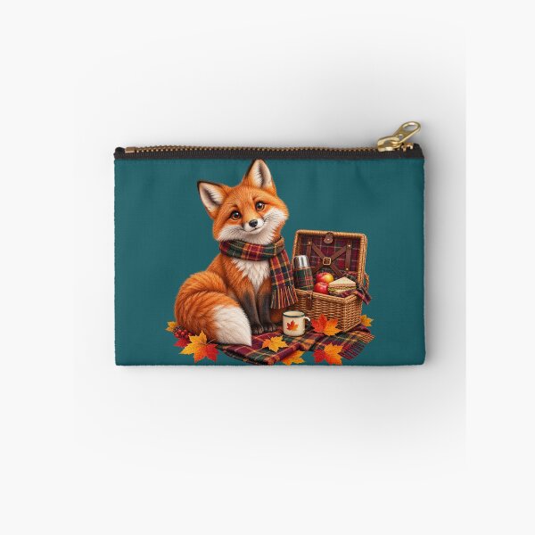 Item preview, Cute Scottish Red Fox Enjoying a Cosy Autumn Picnic designed and sold by MaedK.