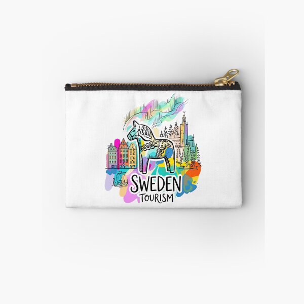 Item preview, Sweden Tourism Colorful Illustration designed and sold by EdwinkOne.