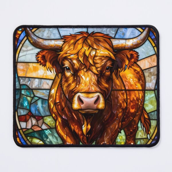 Item preview, Highland Cattle - Stained Glass designed and sold by Sybille-Yates.