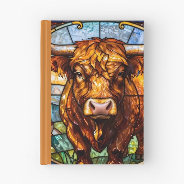 Item preview, Highland Cattle - Stained Glass designed and sold by Sybille-Yates.