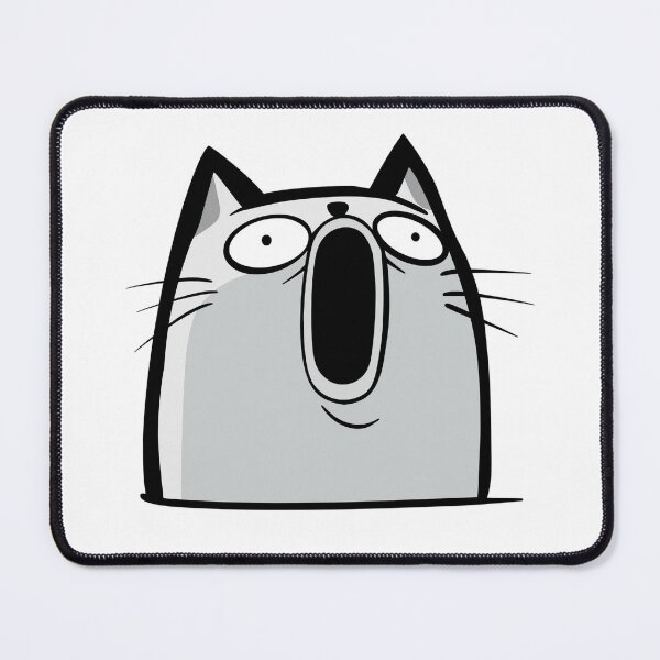 Item preview, Whuuuttt Funny Cat Quote Shocked Gray Cat designed and sold by Thenoblecat.