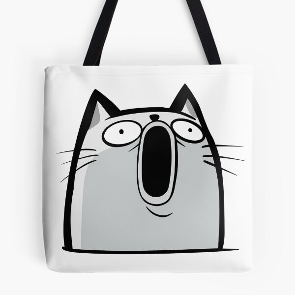 Item preview, Whuuuttt Funny Cat Quote Shocked Gray Cat designed and sold by Thenoblecat.