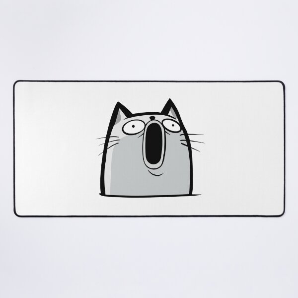 Item preview, Whuuuttt Funny Cat Quote Shocked Gray Cat designed and sold by Thenoblecat.