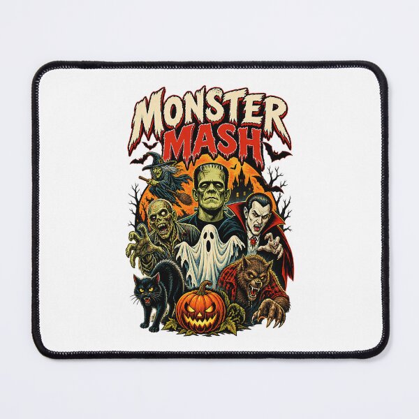 Item preview, Monster Mash Classic Halloween Horror Retro Collage designed and sold by cerima.