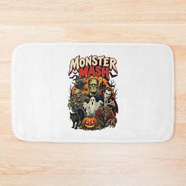 Item preview, Monster Mash Classic Halloween Horror Retro Collage designed and sold by cerima.