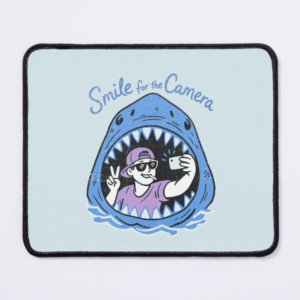 Item preview, Smile for the Camera – Shark Selfie Humor designed and sold by Studio Bootleg.
