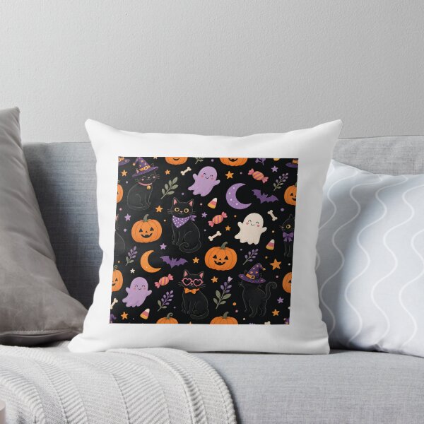 Item preview, Cute Halloween Black Cat Pattern designed and sold by A1RB.