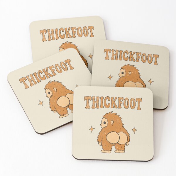 Item preview, Thickfoot – Cheeky Bigfoot Cryptid Humor designed and sold by Studio Bootleg.