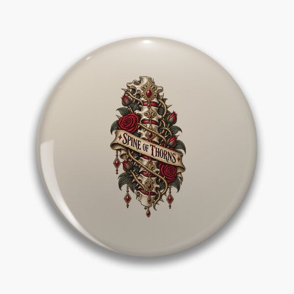 Item preview, Spine of Thorns Gothic Roses Dark Anatomical Design designed and sold by MetaModel Editions.