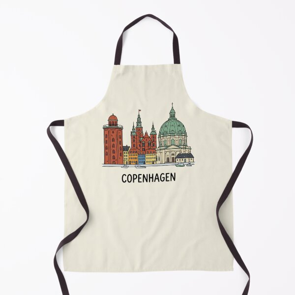 Item preview, Copenhagen Denmark Iconic Skyline designed and sold by Travelpeak.
