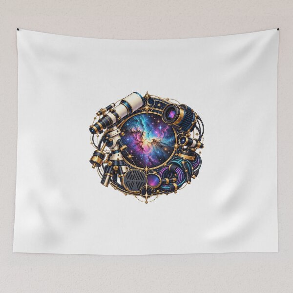Item preview, Decorative Deep Sky Imaging Rig and Nebula designed and sold by UrbanCanvvas.