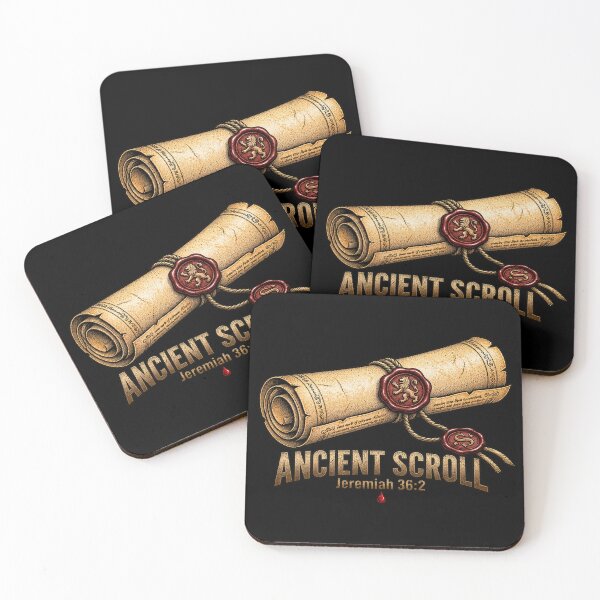 Item preview, Ancient Scroll Jeremiah 36:2 Scripture Art designed and sold by Francisbb.
