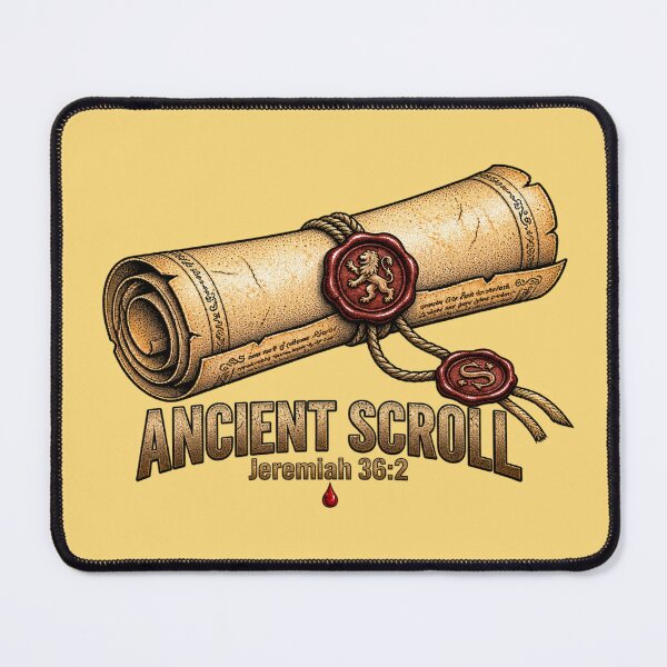Item preview, Ancient Scroll Jeremiah 36:2 Scripture Art designed and sold by Francisbb.