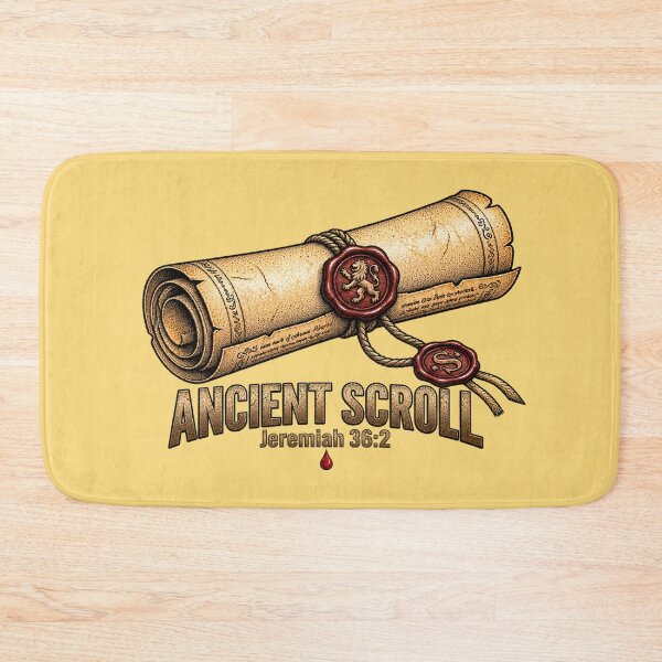 Item preview, Ancient Scroll Jeremiah 36:2 Scripture Art designed and sold by Francisbb.