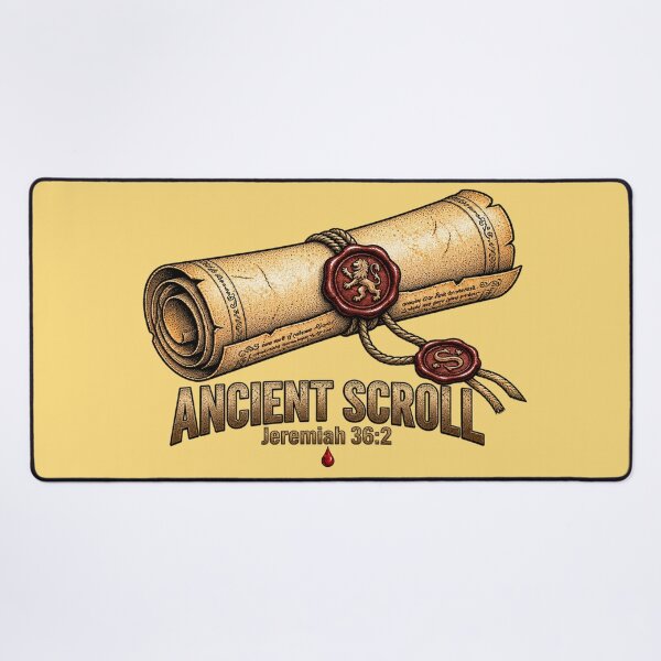 Item preview, Ancient Scroll Jeremiah 36:2 Scripture Art designed and sold by Francisbb.