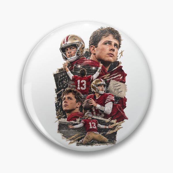 Artikelvorschau, Brock Purdy – Gleiche Träume, größere Bühne – Football-Poster entworfen und verkauft von LandFinStudio.