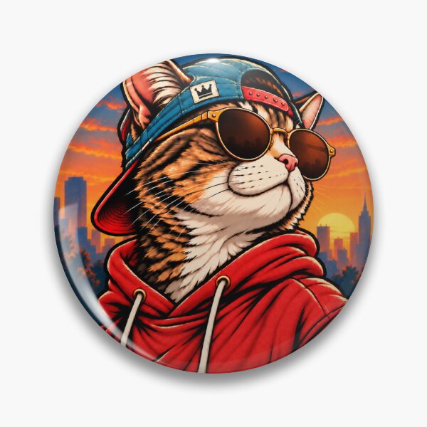 Item preview, Cool Cat Sunset Streetwear designed and sold by IrinDesign.
