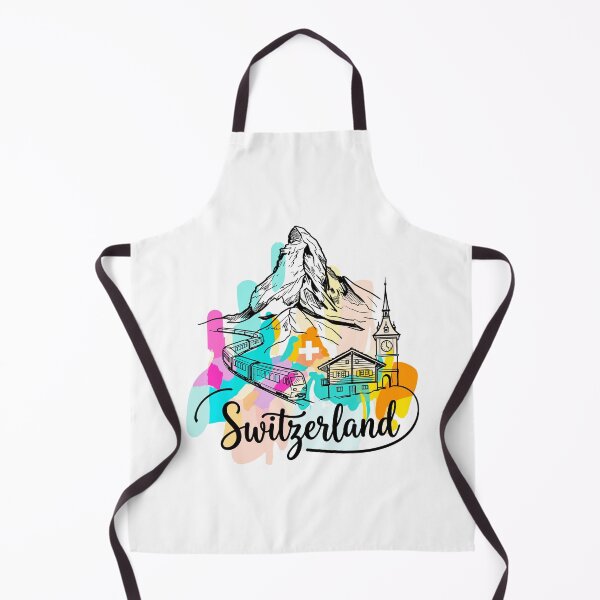 Item preview, Switzerland Alps Matterhorn Travel Illustration designed and sold by EdwinkOne.