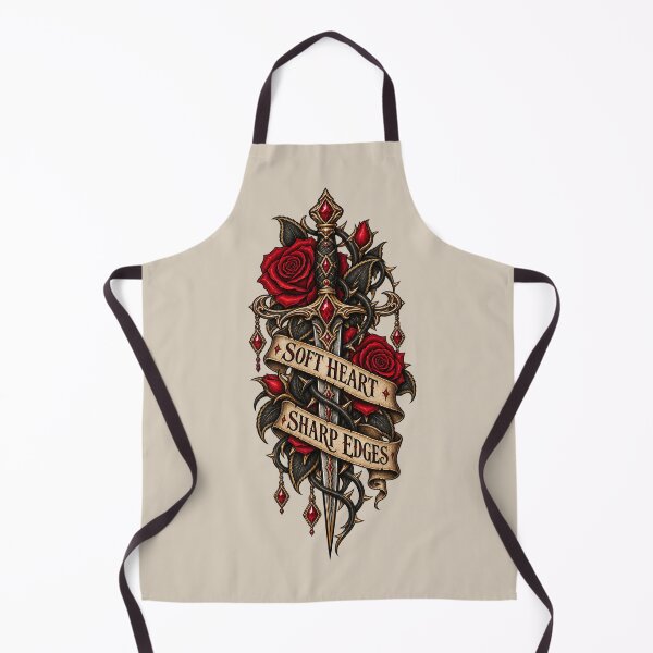 Item preview, Soft Heart Sharp Edges Gothic Dagger and Roses Design designed and sold by MetaModel Editions.